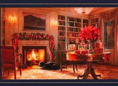 The Obamas' Christmas card featuring the White House dog, Bo, is not going down well in all quarters. 