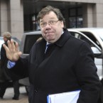Brian Cowen, former Taoiseach (AP Photo/Thierry Charlier)