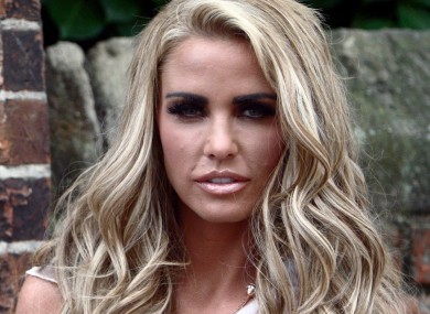 Katie Price pictured earlier this year