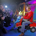The Toy Show's 'meet and greet' session took an unusual turn earlier... (Image: Julien Behal/PA Wire)