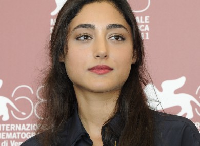 Farahani pictured last year