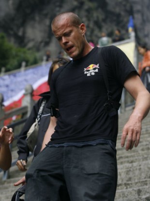 File photo of Jeb Corliss in China last year.