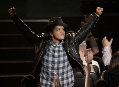 Bruno Mars: not going to jail, and probably happy about it.