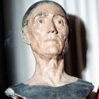 The death mask of Henry VII, Tudor King of England, at Westminster Abbey, London. Henry Tudor seized the throne after his invasion of England and defeat of the Yorkist King Richard III at the Battle of Bosworth in 1485. His victory and subsequent marriage to Elizabeth of York effectively ended the Wars of the Roses. He died in 1509. (PA Archive)
