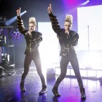 Last year's Irish entry Jedward performing 'Waterline' in their bid to head back to the Eurovision (Image: KOBPIX)