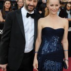 Leslie Mann with husband Judd Apatow. 