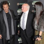Pacino shares a moment with President Higgins and Lucila Sola at the Savoy Cinema this evening. (Laura Hutton/Photocall Ireland)