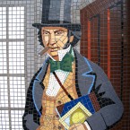 Detail of one of the completed mosaic panals. (Via mural-to-mosaic.blogspot.com)
