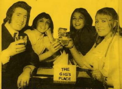 Edele King (aka Twink) appeared at The Gigs Place official opening in 1970.