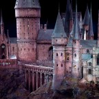 The hand-made scale model of Hogwarts which is on display on the Harry Potter tour. (John Phillips/PA Images)
