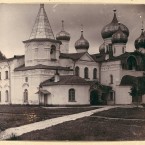 Cathedral of the Transfiguration in Aleksandr Svirskii Monastery, 1909. (Library of Congress, Prints & Photographs Division)