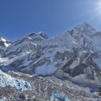 Mt Everest is the central peak in this photo. (Image via AirPano.com)