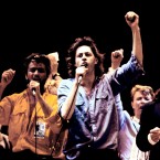 George Michael, Bob Geldof, David Bowie, Bono. Image: Duncan Raban/Duncan Raban/EMPICS Entertainment