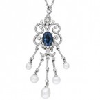 JTV.com is offering a range of costume jewellery based on items owned by socialite passengers on board the ship. It says this one is based on a piece owned by Margaret 'Molly' Brown who became known for helping passengers into a lifeboat on the night of the disaster. 