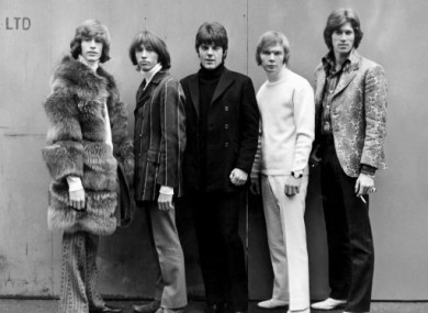 Robin Gibb (far left) with his bandmates in 1967.