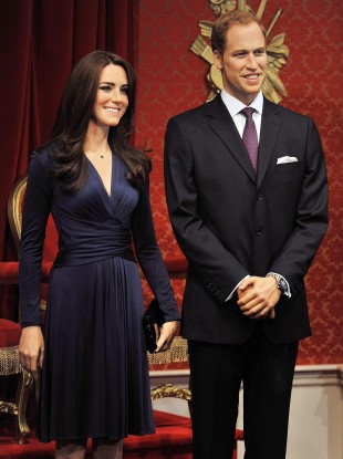 New wax figures of Kate and Will 