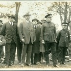 Gen Eoin O'Duffy Commissioner of Civic Guard, Dublin (on left) with Col Rhinelander Walder (former NYC police commissioner), Col Doughlas McKay (Honorary Life President, International Police Conference), Scotland Yard police commissioner Gen William Horwood and GP Wang (Chief Inspector, province of Kiangsu, China)