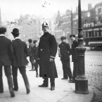 DMP Constable in Dublin city centre, 1910.
