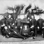 Dublin Metropolitan Police Sergeant William Cunningham and colleagues, date unknown.