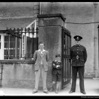 Outside the St John's Road Technical Bureau, 1939.