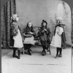 Young musicians from the 'Pipers' Club' in Cork, 1905. (Library of Congress, Prints & Photographs Division)