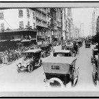 City traffic on 5th Avenue, Easter (8 March) 1920. (Library of Congress, Prints & Photographs Division)