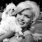 Jayne Mansfield with her dog Doctor in 1962 at a villa at Grottaferrata, near Rome, where she is was filming Panic Button. (Topham/Topham Picturepoint/Press Association Images)