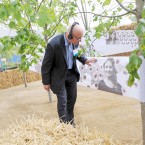 Judge Paul Maher pictured in the garden 'Departures' designed by Cillian McDonald and Luke Byrne in the Phoenix Par. (Photo: Laura Hutton/Photocall Ireland)