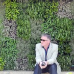 Bloom Show Manager Gary Graham pictured in the garden 'Table for 4' designed by Gary Hanaphy. (Photo: Laura Hutton/Photocall Ireland)