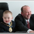 Mayor Dylan Steele and 'former' Mayor Michael 'Spike' Nolan