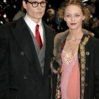 Johnny Depp and Vanessa Paradis pictured at the arrivals for  the London premiere of Finding Neverland, which took place at the Odeon Leicester Square in February 2005. (Amy Sancetta/AP/Press Association Images)