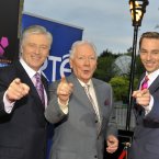 Pat Kenny, Gay Byrne and Ryan Tubridy. (Photo by Michael Chester) 