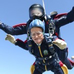 Do it for charity and get all ages involved: after all, if this 97-year-old man, George Moyse, from Bournemouth, England, could do it... Pic: Dave Pratt/PA Wire.