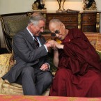 The Prince of Wales and Dalai Lama at Clarence House in London. (Gareth Cattermole/PA Wire)