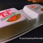 McDonald's introduced the McDLT in the mid-1980s. It was a simple burger with lettuce and tomato, but came in a styrofoam package with separated the lettuce and tomato from the beef patty, keeping the veggies cool and the meat warm.  All was going well for the McDLT until a PR crisis squashed it. The country was becoming increasingly conscious about the environment, and the double-container caused double the damage.  McDonald's pulled the ill-fated McDLT from its menu in 1990, after a 6-year run. Image: theworldsbestever.com
