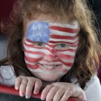 Five-year-old Saoirse Hoey from Edenderry, Co Offaly.