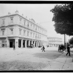 1900: Hotel Inglaterra in Havana, which is still welcoming guests today. (Library of Congress, Prints & Photographs Division)