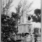 Monument to Cuban students in Colon Cemetery. The students were executed by Spainish troops during their colonisation of the island. (Library of Congress, Prints & Photographs Division)