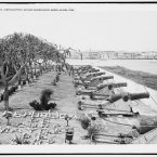 Pastoda Battery, between Cabanas and El Morro, circa 1904. (Library of Congress, Prints & Photographs Division)