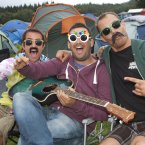 Mitchell O'Gorman, Derek Frisby and Alex Stevensma making beautiful music at EP 2012. (Photo: Tony Kinlan)