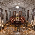 The wine cellar - an atmospheric place to dine. (Estate agent: sothebysrealty.ca)