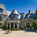 The back patio - a handy spot for a barbecue. (Estate agent: sothebysrealty.ca)