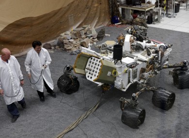 The Mars Curiosity rover. Haters gonna hate. 