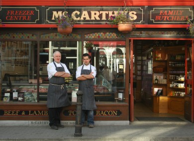 McCarthy's butcher, who will talk about pudding at the Theatre of Food 