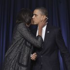 At the National Prayer Breakfast in Washington, February 2011. (AP Photo/Charles Dharapak)