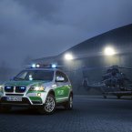 The BMW X3 Police Vehicle (helicopter not included). (Image: BMW Group)
