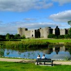 The castle to the north of the modern town was built by the Normans in 1269 and four years later, captured by the Irish and razed to the ground. It was rebuilt in 1280. Image: Chris Hill/Tourism Ireland.