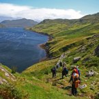 Walking around the Co Galway harbour. Image: South West Walks/Tourism Ireland.