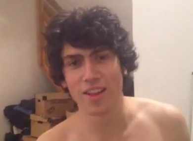 This man lives in the flat. He was outraged. 