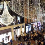 The Grafton Street Christmas lights mark the start of the festive season. Photo Mark Stedman/Photocall Ireland